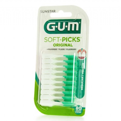 Soft picks - gum 632 m80 (regular 80 u)