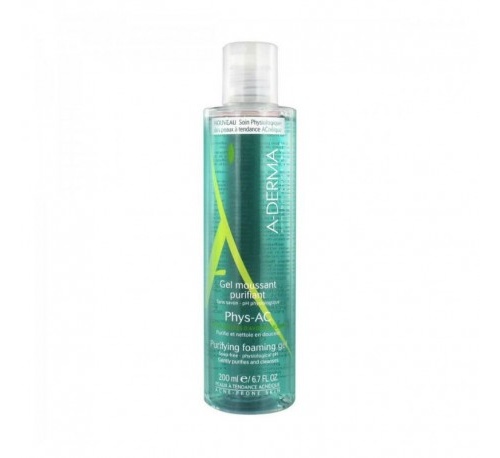 A-derma phys-ac gel limpiador purificante (1 envase 400 ml)