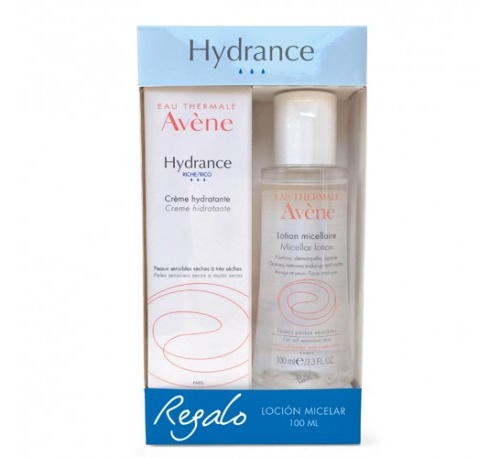 Avene hydrance rica + locion micelar regalo