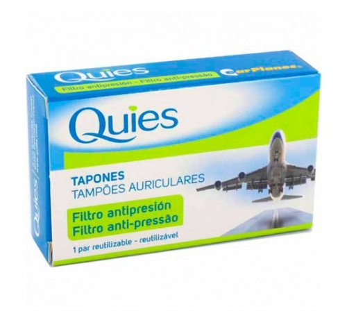 Tapones oidos proteccion c filtro ceramico - quies antipresion earplanes viajes (adulto 2 u)