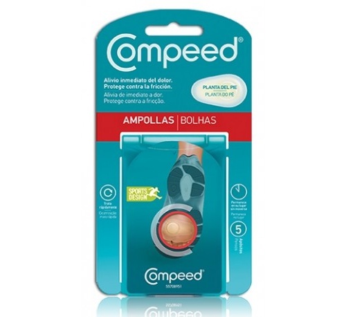 Compeed sport ampollas planta del pie (5 u)