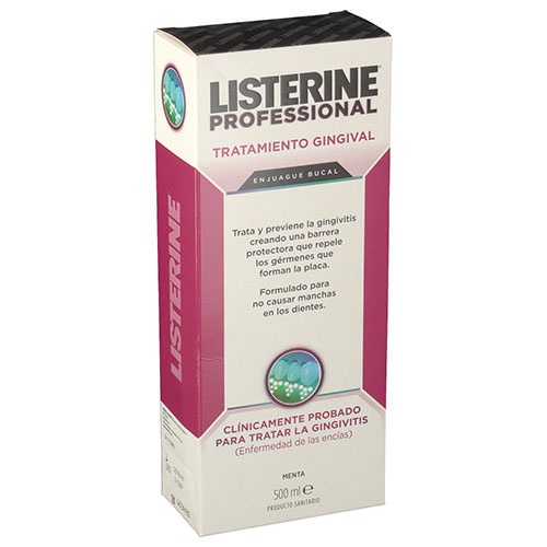 Listerine advanced defence tratamiento gingival (500 ml)