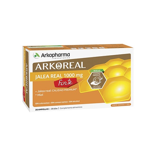 Arkoreal jalea real fresca forte 1000 amp bebibl (1000 mg 20 ampollas)