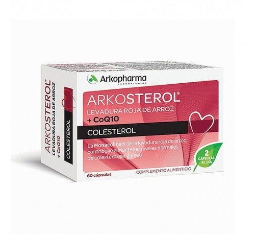 Arkosterol levadura arroz rojo + q10 (60 capsulas)