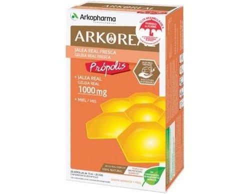 Arkoreal jalea real 1000 +propolis (20 ampollas bebibles 15 ml)