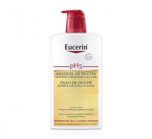 Oleogel de ducha - eucerin piel sensible ph-5 (1 l)