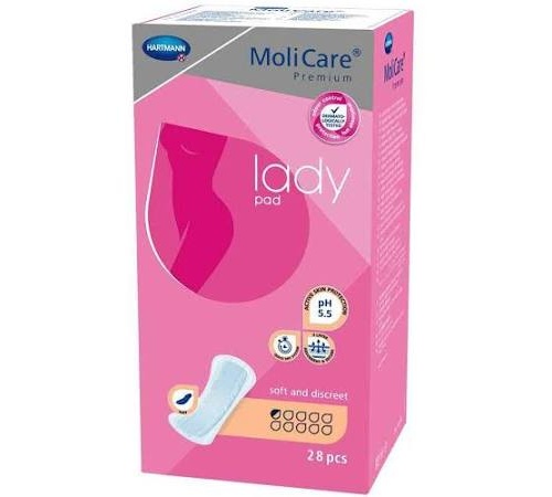 Absorb inc orina ligera - molicare premium lady pad (0.5 gotas 28 u)