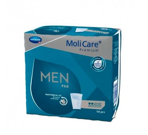 Absorb inc orina ligera - molicare premium men pad (2 gotas 24 u)