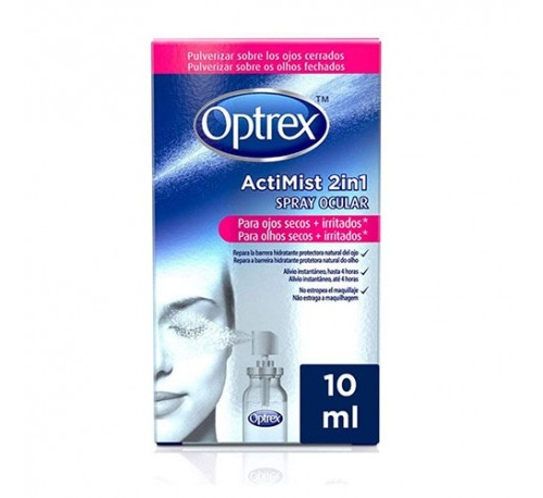 Optrex actimist 2 en 1 spray ocular - ojos secos e irritados (10 ml)