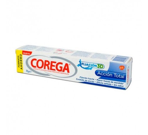 Corega accion total crema fijadora - adhesivo protesis dental (70 g)