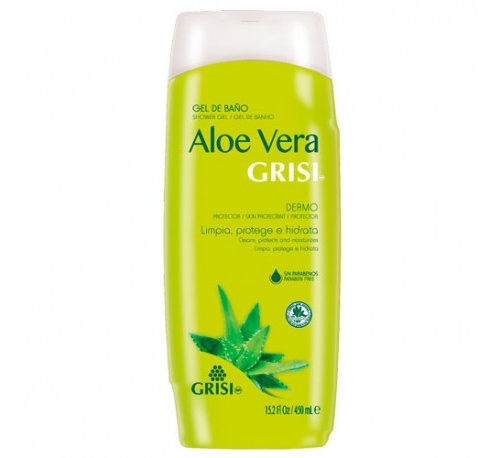 Grisi gel de baño aloe vera (450 ml)