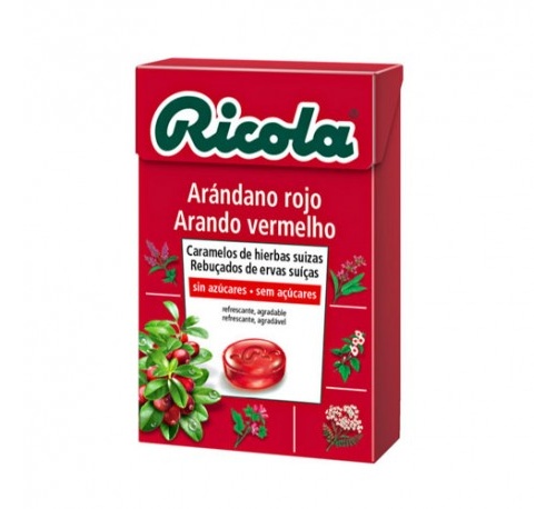 Ricola caramelos sin azucar (arandano 50 g)