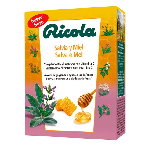 Ricola pastillas (salvia miel 50 g)