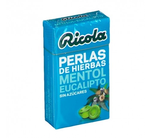 Ricola perlas sin azucar (eucaliptus 25 g)