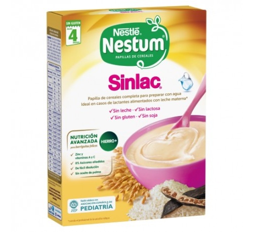 Nestle sinlac papilla de cereales (500 g)