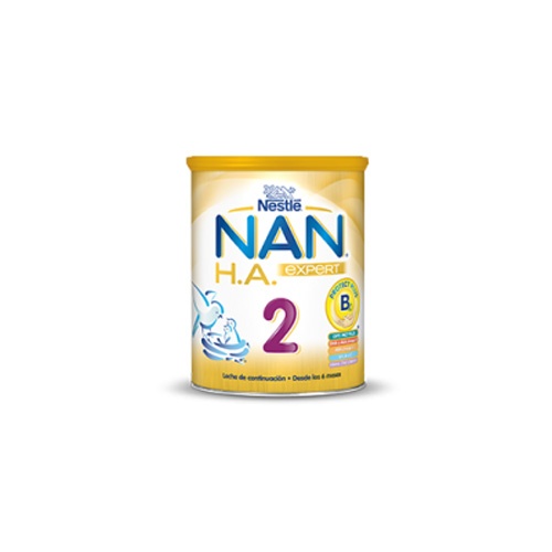 Nan 2 excel leche lactantes continuacion - hipoalergenica enriquecida con hierro (800 g)