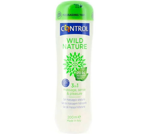 Control wild nature 3 in 1 gel de masaje hidratante (200 ml)