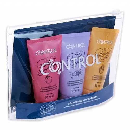 Control kit de viaje - 2 in 1 massaje & pleasure (gel 3 u x 50 ml)