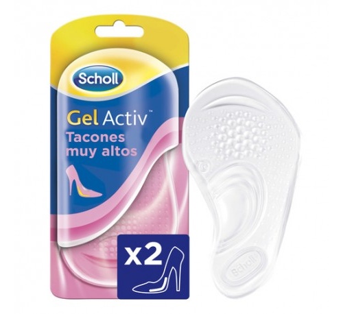 Plantillas - scholl gel activ tacon muy alto