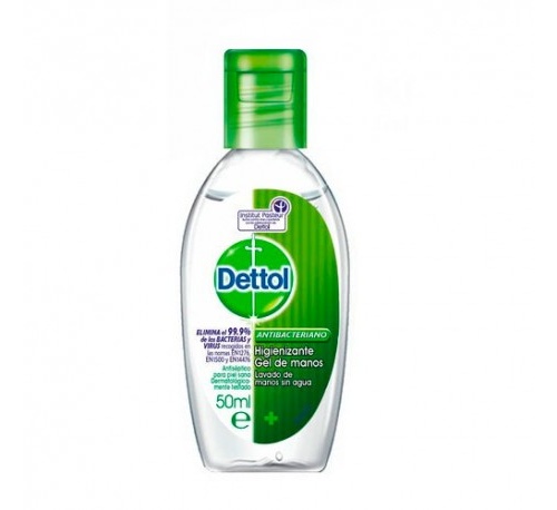 Gel hidroalcoholico - dettol (1 frasco 50 ml)