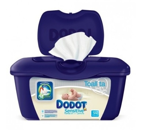 Dodot sensitive toallitas humedas para bebes (54 u)