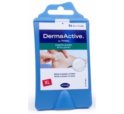 Dermaactive ampollas (gdes 75 x 45 mm 6 apositos)