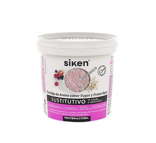 Siken sustitutivo porridge de avena (yogurt y frutos rojos 52 g)