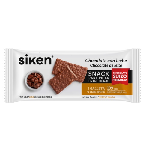 Siken form galleta (chocolate con leche 25 g)