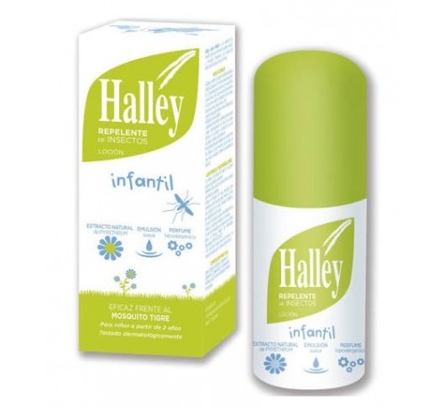 Halley locion infantil - repelente de insectos (100 ml)