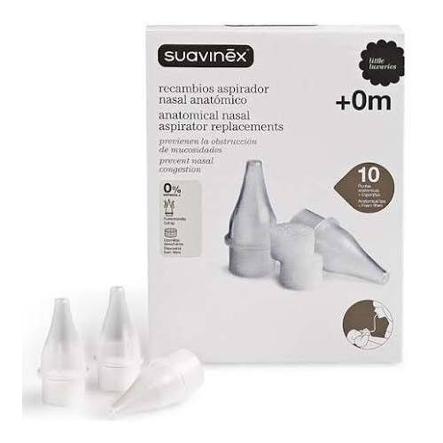 Aspirador nasal suavinex anatomico recambio (10 u)