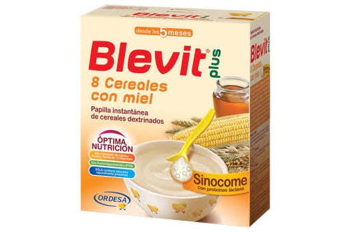 Blevit plus sinocome 8 cereales con miel (600 g)