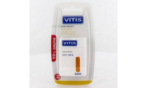 Vitis seda dental con cera (50 m)