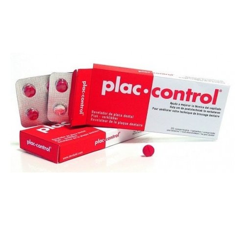 Plac control comprimidos - revelador placa dental (20 comprimidos)