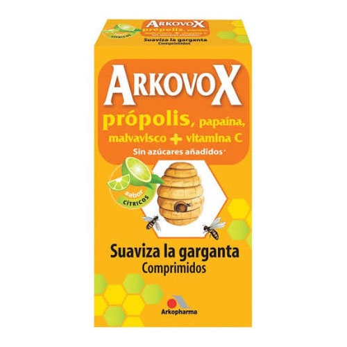 Arkovox propolis + vitamina c (24 comprimidos masticables sabor citricos)