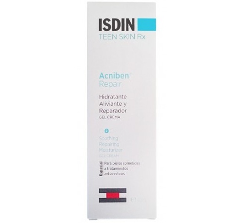 Acniben repair hidratante reparador y aliviador - isdin teen skin rx (gel crema 40 ml)