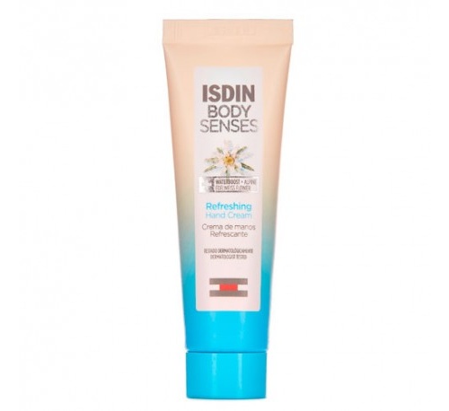 Isdin bodysenses crema de manos refrescante flor de edelweis (30 ml)