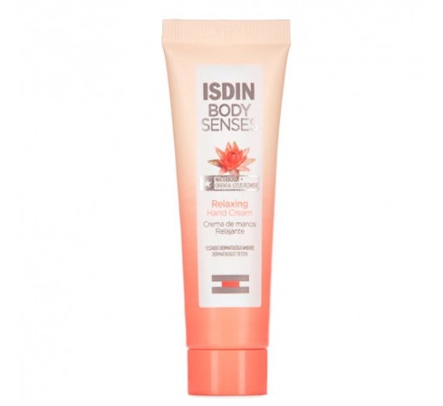 Isdin bodysenses crema de manos relajante flor de loto (30 ml)