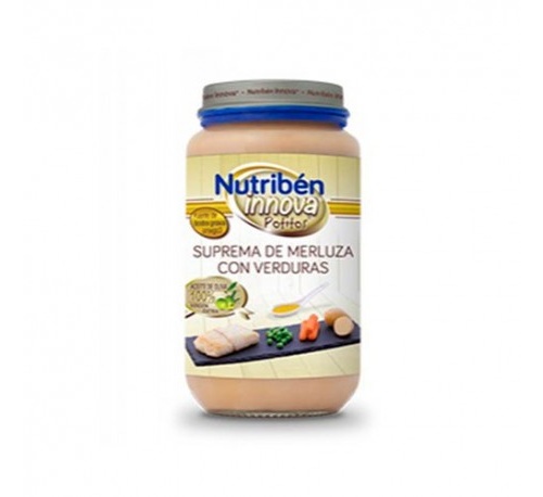 Nutriben innova suprema de merluza con verduras (1 envase 235 g)