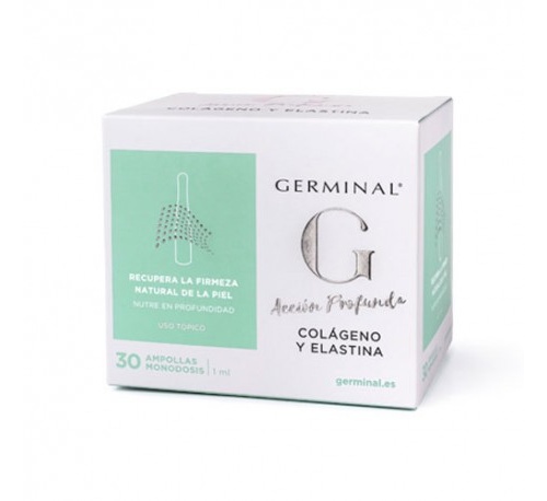 Germinal accion profunda colageno y elastina (1 ml 30 ampollas)