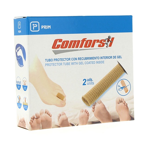 Tubo protector dedos recubrimiento interior gel - comforgel (tejido mesh 1.5 cm diametro 2 u)