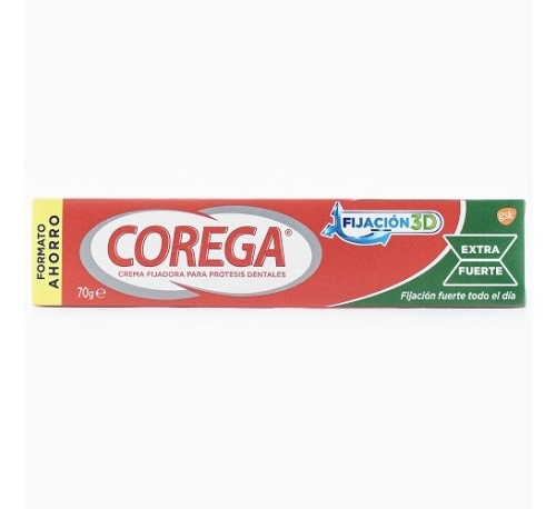 Corega crema extra fuerte - adhesivo protesis dental (75 ml)