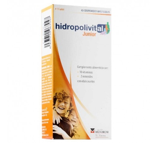 Hidropolivital junior (40 comprimidos masticable)