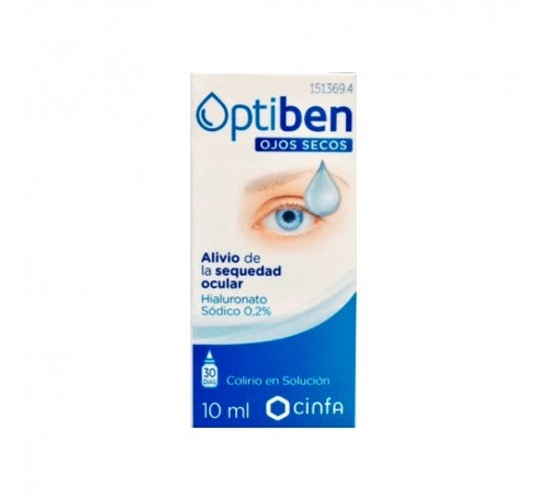 Optiben ojos secos gotas (10 ml)