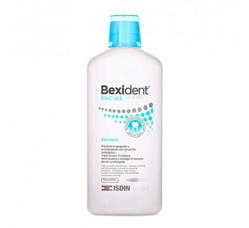 Bexident encias uso diario colutorio - triclosan (500 ml)