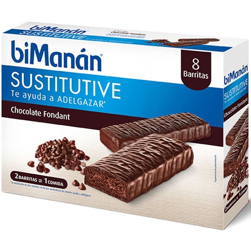 Bimanan beslim sustitutivo barritas (chocolate fondant 10 barritas x 31 g)