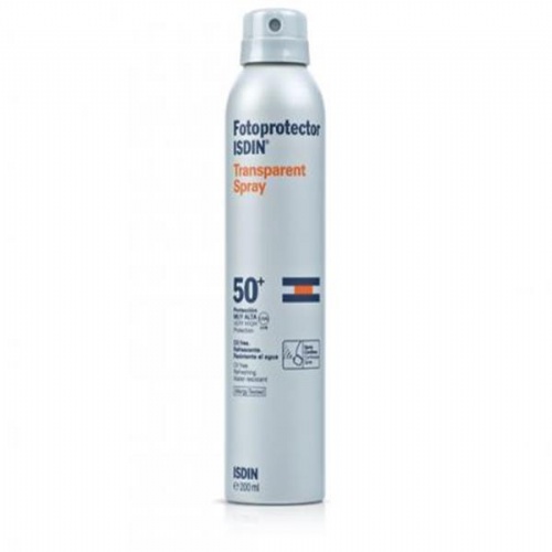 Fotoprotector isdin spf-50+ spray transparent (250 ml)