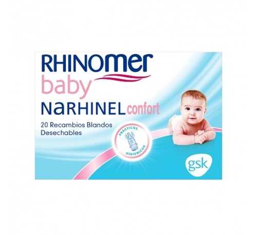 Narhinel confort aspirador recambio (20 blando desechable)