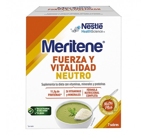 Meritene neutro al plato (50 g 7 sobres neutro)