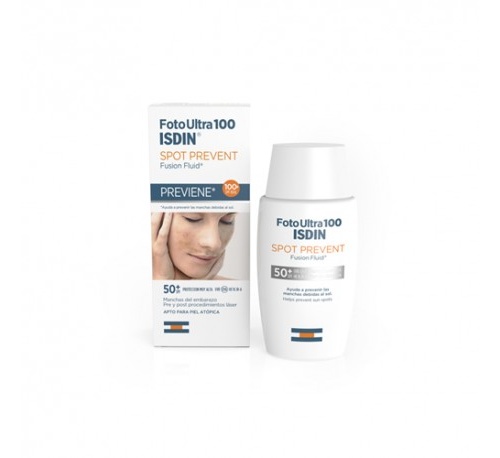 Fotoultra 100isdin spot prevent fusion fluid (50 ml)