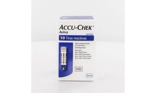 Tiras reactivas glucemia - accu-chek aviva (10 u)